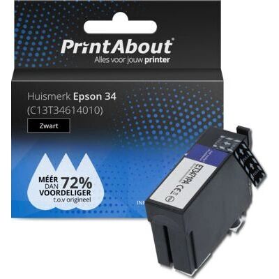 PrintAbout C13T34614010 Tintenpatrone - Schwarz - Kompatibel mit Epson PrintAbout C13T34614010 Tintenpatrone - Schwarz - Kompatibel mit Epson