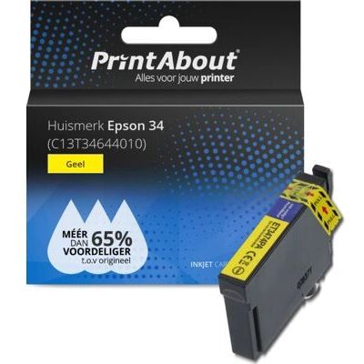 PrintAbout Epson 34 Tintenpatrone - Gelb PrintAbout Epson 34 Tintenpatrone - Gelb