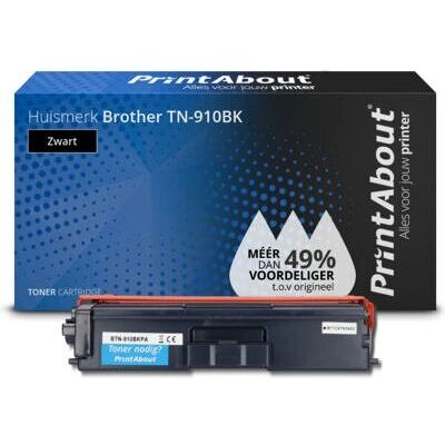 Toner Noir Haute Capacité TN-910BK pour Brother - Cartouche d'Imprimante - Publicité Toner Noir Haute Capacité TN-910BK pour Brother - Cartouche d'Imprimante - Publicité