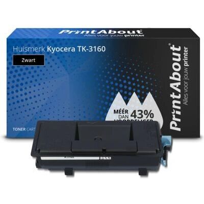 Toner noir PrintAbout TK-3160 - Accessoire imprimante - Publicité Toner noir PrintAbout TK-3160 - Accessoire imprimante - Publicité