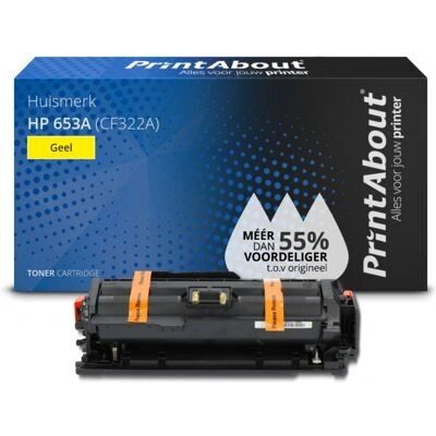 PrintAbout CF322A Gelber Toner - Kompatibel HP 653A Kartusche PrintAbout CF322A Gelber Toner - Kompatibel HP 653A Kartusche