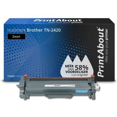 PrintAbout Brother TN-2420 Hochkapazitäts Schwarz Toner - Tonerkartusche PrintAbout Brother TN-2420 Hochkapazitäts Schwarz Toner - Tonerkartusche