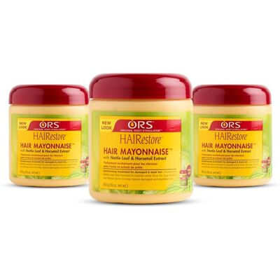 Organic Root Stimulator ORS Mayonnaise pour cheveux - Ortie & Queue de cheval - 454g - Publicité Organic Root Stimulator ORS Mayonnaise pour cheveux - Ortie & Queue de cheval - 454g - Publicité