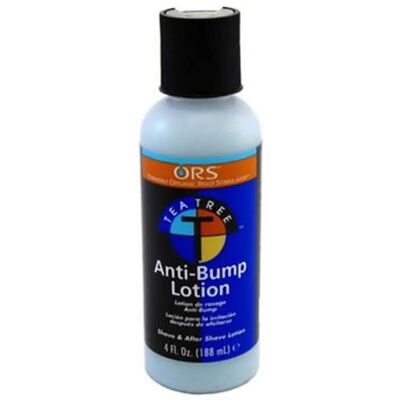Organic Root Stimulator Tea Tree Anti Bump Lotion - Lotion - Publicité Organic Root Stimulator Tea Tree Anti Bump Lotion - Lotion - Publicité