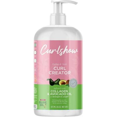 ORS - Curlshow Curl Creator - Collagène & Avocat - Gel coiffant - Publicité ORS - Curlshow Curl Creator - Collagène & Avocat - Gel coiffant - Publicité
