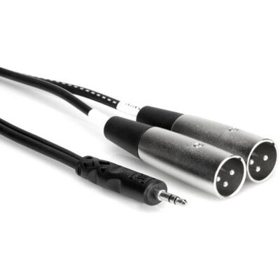 Hosa Technology CYX-402M 2 m 3,5 mm TRS zu XLR3M Kabel Hosa Technology CYX-402M 2 m 3,5 mm TRS zu XLR3M Kabel