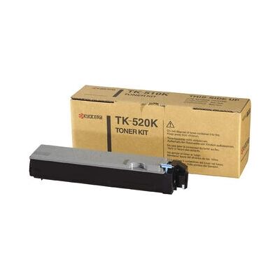 Kyocera TK-520K Toner Preto - Cartucho de toner Kyocera TK-520K Toner Preto - Cartucho de toner