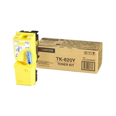 Kyocera TK-820Y Gelb Toner - Toner Cartridge Kyocera TK-820Y Gelb Toner - Toner Cartridge