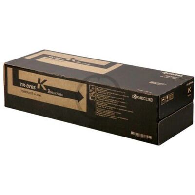 Kyocera TK-8705K Schwarzer Toner - Druckertyp: TASKALFA 6550CI, 7550CI Kyocera TK-8705K Schwarzer Toner - Druckertyp: TASKALFA 6550CI, 7550CI