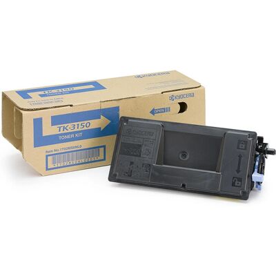 Cartucho de toner Kyocera TK-3150 - Preto - 14.500 páginas - Cartucho de toner Cartucho de toner Kyocera TK-3150 - Preto - 14.500 páginas - Cartucho de toner