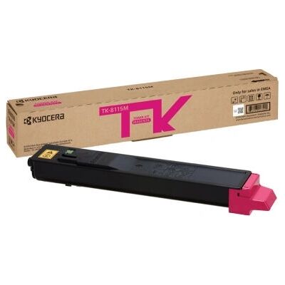 Kyocera TK-8115M Magenta Toner - Skriverpatron - 6K Sider Kyocera TK-8115M Magenta Toner - Skriverpatron - 6K Sider