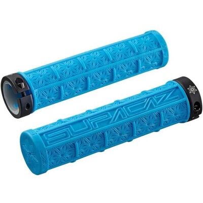 Supacaz Neon Modrá Dvojí Hustota Lock-On Řídítka - Řídítka Supacaz Neon Modrá Dvojí Hustota Lock-On Řídítka - Řídítka