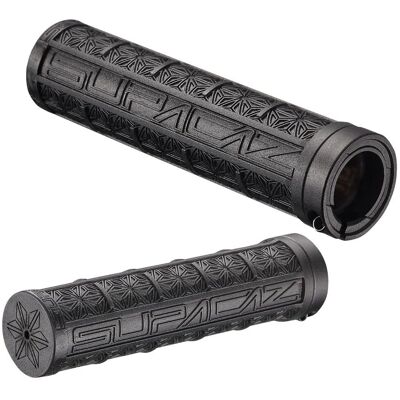 Supacaz Svart GRIZIPS Styrhåndtak - 32mm Høyytelses Dobbeldensitet Supacaz Svart GRIZIPS Styrhåndtak - 32mm Høyytelses Dobbeldensitet