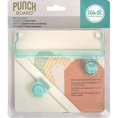 We R Memory Keepers Tag Punch Board - Punch Board We R Memory Keepers Tag Punch Board - Punch Board