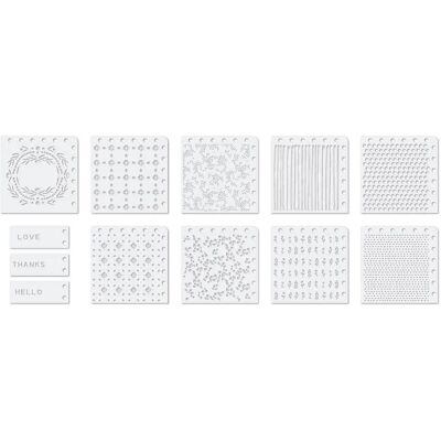 We R Memory Keepers We R Memory Keepers 12-Piece Multi Color Precision Stencils We R Memory Keepers We R Memory Keepers 12-Piece Multi Color Precision Stencils