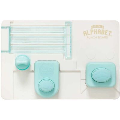 We R Memory Keepers Mini Alphabet Punch Board - Craft Tool We R Memory Keepers Mini Alphabet Punch Board - Craft Tool