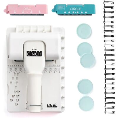 We R Memory Keepers Relieuse Multi Cinch 2-i-1 Skivor & Spiraler - Bindemaskin We R Memory Keepers Relieuse Multi Cinch 2-i-1 Skivor & Spiraler - Bindemaskin
