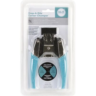 We R Memory Keepers Crop-A-Dile Corner Chomper Tool - Aqua - Corner Chomper Tool - Rounded Aqua We R Memory Keepers Crop-A-Dile Corner Chomper Tool - Aqua - Corner Chomper Tool - Rounded Aqua