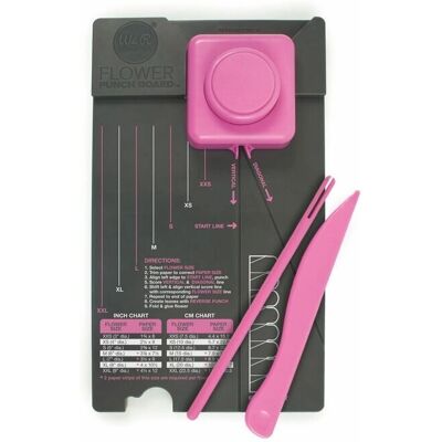 We R Memory Keepers - Flower Punch Board - 9x5-1/4x1-3/4 in We R Memory Keepers - Flower Punch Board - 9x5-1/4x1-3/4 in