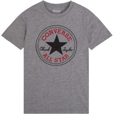 Converse Unisex Kids Grey T-shirt - Casual Sport Converse Unisex Kids Grey T-shirt - Casual Sport