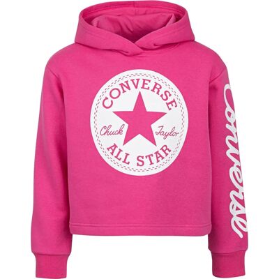 Converse roze kids cropped sweatshirt - Casual kleding Converse roze kids cropped sweatshirt - Casual kleding