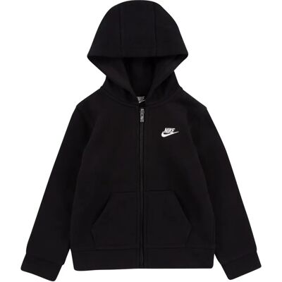 Nike Kinder Schwarz Fleece Kapuzenjacke Nike Kinder Schwarz Fleece Kapuzenjacke