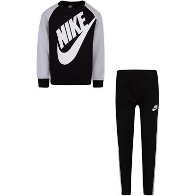 Nike Futura Crew Zwart Kinder Kledingset Nike Futura Crew Zwart Kinder Kledingset