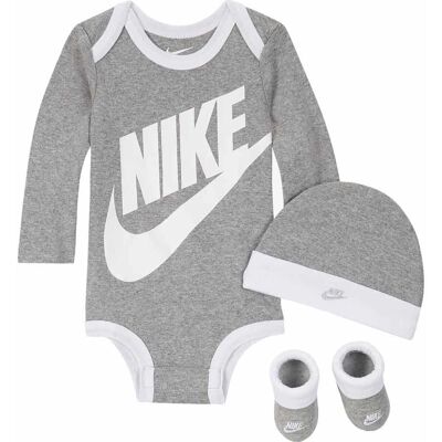 Nike Baby Heather grå kroppset - Gåvobox Nike Baby Heather grå kroppset - Gåvobox