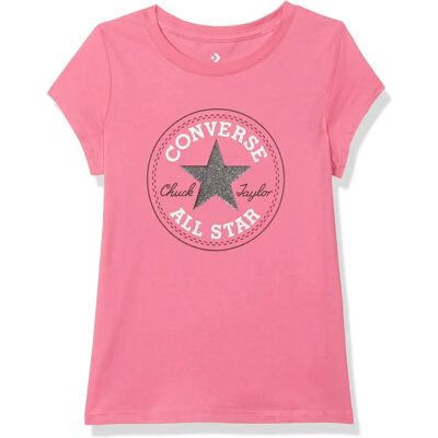 Converse Model 368992 - Rosa afslappet T-shirt til piger Converse Model 368992 - Rosa afslappet T-shirt til piger