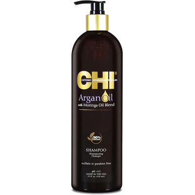 Șampon cu ulei de argan CHI 739 ml - Fără Sulfați & Parabeni Șampon cu ulei de argan CHI 739 ml - Fără Sulfați & Parabeni