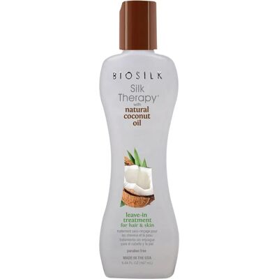 Biosilk Luomu Kookosöljy Leave-In Hoito (167ml) Biosilk Luomu Kookosöljy Leave-In Hoito (167ml)