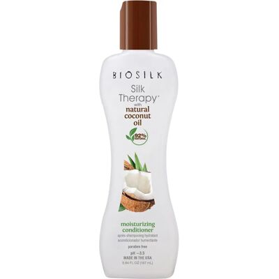 Après-shampooing Hydratant à la Soie et à l'Huile de Coco - Biosilk - Publicité Après-shampooing Hydratant à la Soie et à l'Huile de Coco - Biosilk - Publicité