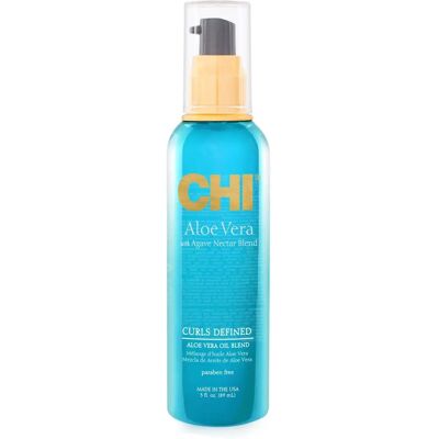 Chi Aloe Vera met Agave Nectar Krullen Gedefinieerde Haarolie - Haarstylingproducten Chi Aloe Vera met Agave Nectar Krullen Gedefinieerde Haarolie - Haarstylingproducten