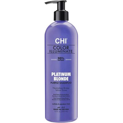 Shampoo Viola Platinum Blonde CHI Color Illuminate - Neutralizzatore di Colore Shampoo Viola Platinum Blonde CHI Color Illuminate - Neutralizzatore di Colore