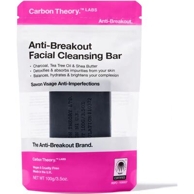 Carbon Theory Cărbune activ & Ulei de Arbore de Ceai - Săpun pentru față Carbon Theory Cărbune activ & Ulei de Arbore de Ceai - Săpun pentru față