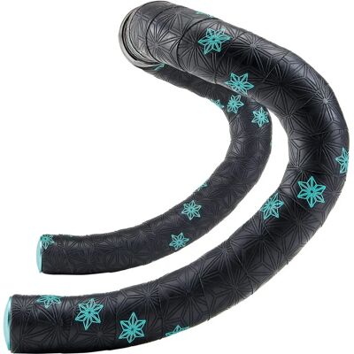 Supacaz Galaxy Styrestape - Svart / Celeste - 3mm Forlengelse Supacaz Galaxy Styrestape - Svart / Celeste - 3mm Forlengelse