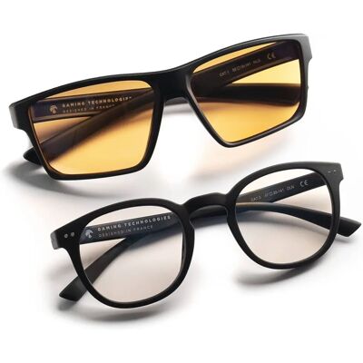 Óculos Gaming HORUS X Âmbar & Casual - Filtro de Luz Azul Óculos Gaming HORUS X Âmbar & Casual - Filtro de Luz Azul