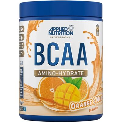 Applied Nutrition BCAA Amino-Hydrate - Orange & Mango - Supplément - Publicité Applied Nutrition BCAA Amino-Hydrate - Orange & Mango - Supplément - Publicité