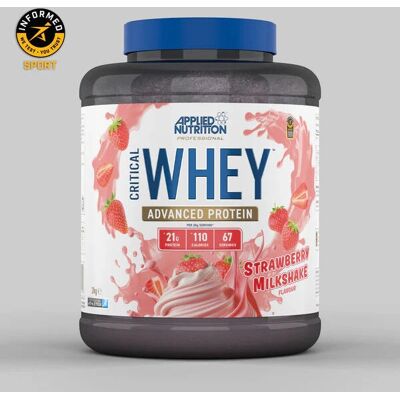Applied Nutrition Critical Whey Protein Erdbeere - 2kg Proteinpulver Applied Nutrition Critical Whey Protein Erdbeere - 2kg Proteinpulver