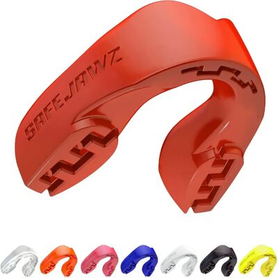 Protecteur Buccal Safejawz Intro Series - Junior/Adulte, Rouge, Fit Mince - Publicité Protecteur Buccal Safejawz Intro Series - Junior/Adulte, Rouge, Fit Mince - Publicité