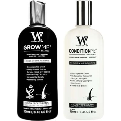 Watermans Grow Me Hair Care - Hair Growth System Shampoo & Conditioner Watermans Grow Me Hair Care - Hair Growth System Shampoo & Conditioner