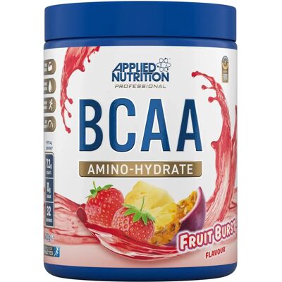 Applied Nutrition BCAA Amino-Hydrate Bleu Givré - Complément d'Acides Aminés - Publicité Applied Nutrition BCAA Amino-Hydrate Bleu Givré - Complément d'Acides Aminés - Publicité