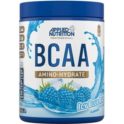 Applied Nutrition BCAA Amino-Hydrate - Icy Blue Raz - Complément Alimentaire - Publicité Applied Nutrition BCAA Amino-Hydrate - Icy Blue Raz - Complément Alimentaire - Publicité