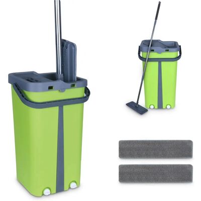 Cenocco CC-9077 Flachmopp - Mikrofasertuch, Verstellbar, Grün Cenocco CC-9077 Flachmopp - Mikrofasertuch, Verstellbar, Grün