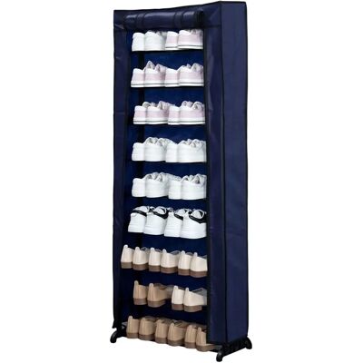 Herzberg HG-8076 9-stapel Schuhregal Blau Herzberg HG-8076 9-stapel Schuhregal Blau