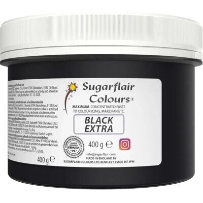 Sugarflair Extra Nero - Polvere colorante alimentare Sugarflair Extra Nero - Polvere colorante alimentare