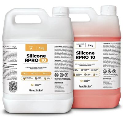 RESCHIMICA R pro 10 silicone liquido - Gomma di Silicone - Alta resistenza allo strappo RESCHIMICA R pro 10 silicone liquido - Gomma di Silicone - Alta resistenza allo strappo