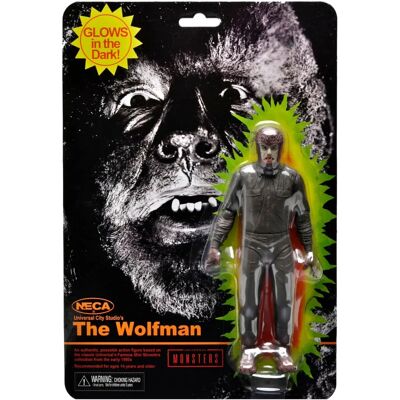 Figurine d'action NECA Wolfman Glow in the Dark - Monstre Classique d'Universal Figurine d'action NECA Wolfman Glow in the Dark - Monstre Classique d'Universal