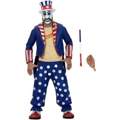 Neca House Of 1000 Corpses Actionfigur - Captain Spaulding - 20-årsjubileum Neca House Of 1000 Corpses Actionfigur - Captain Spaulding - 20-årsjubileum