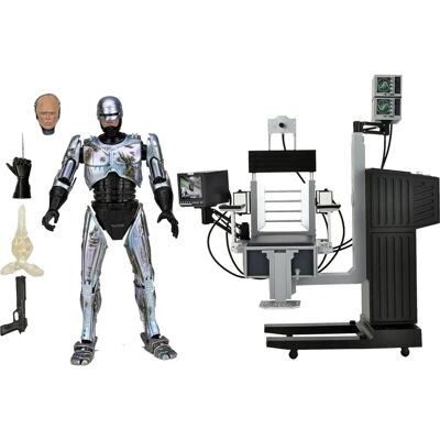 NECA RoboCop Actionfigur 7 Zoll Battle Damaged mit Stuhl - Sci-Fi 35. Jubiläum NECA RoboCop Actionfigur 7 Zoll Battle Damaged mit Stuhl - Sci-Fi 35. Jubiläum